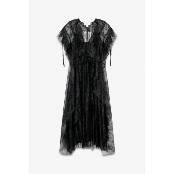 ZARA LIMITED EDITION LACE MIDI DRESS - Picture 5 of 7